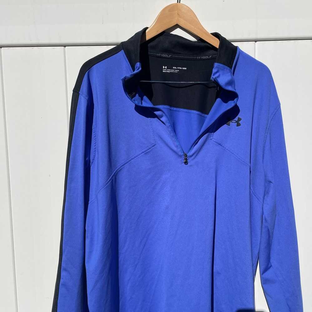 Under Armour Men XXL Golf Pullover Blue